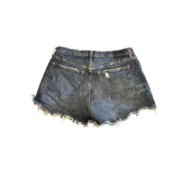 Abercrombie & Fitch woman’s 14 high rise button fly cut off shorty shorts summer - Picture 2 of 6